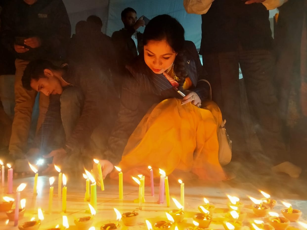 cds bipin rawat passes away: candle march in uttarakhand to pay tribute to bipin rawat, see photos