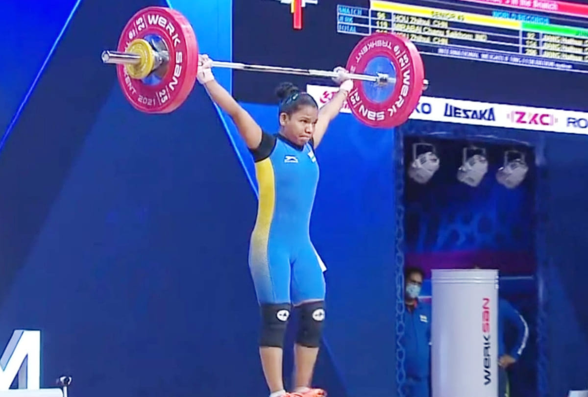India's Jhilli Dalabehera Wins 3 medals, 1 gold and 2 Silver in Commonwealth Weightlifting Championship