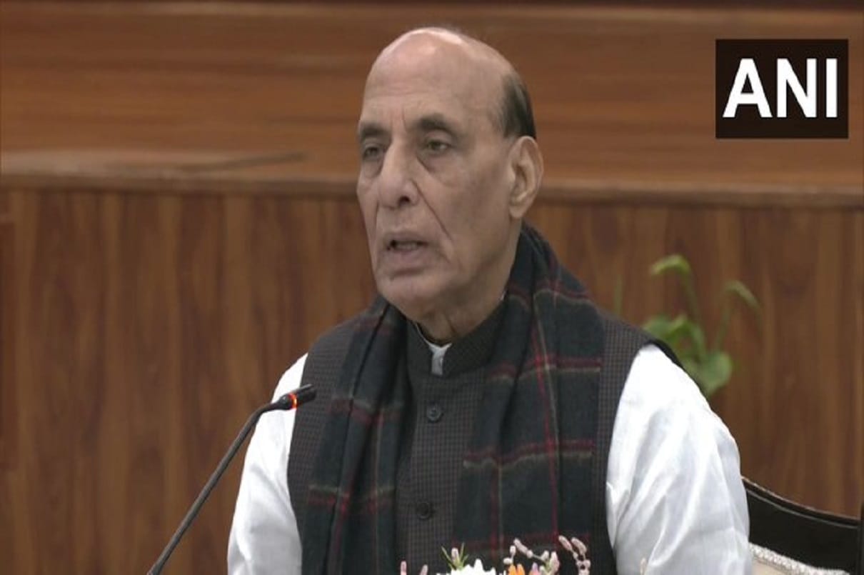 defence minister rajnath singh speaks on inflation in Lucknow.