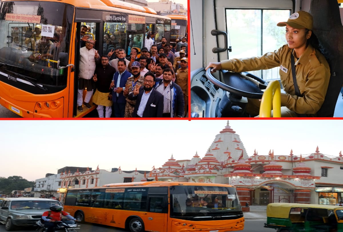 Electric buses rehearsal successful in Gorakhpur