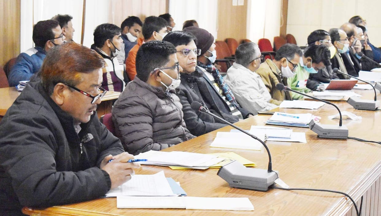Salary of two officers absent from the meeting stopped