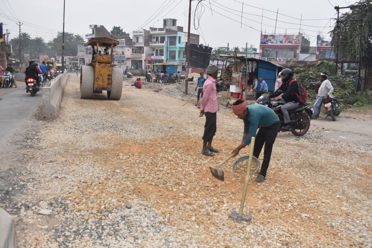 Pattharkata-Patelnagar road will be built before the new year