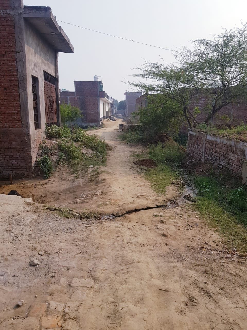 Srinagar Colony and Pushpanjali Vatika are immersed in darkness as evening falls