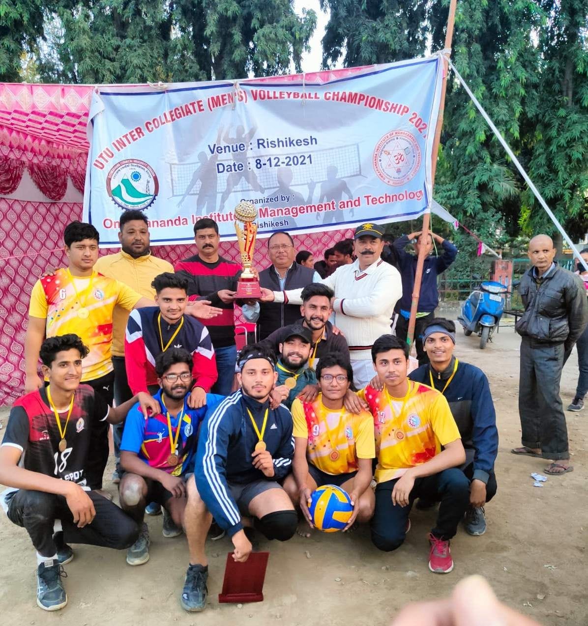 Roorkee Corps team won the volleyball match