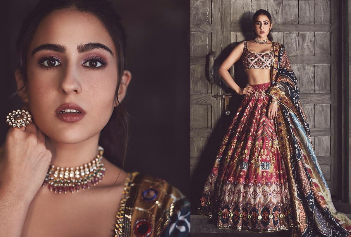 Sara Ali Khan Multi Color Lehenga Best For Wedding Season
