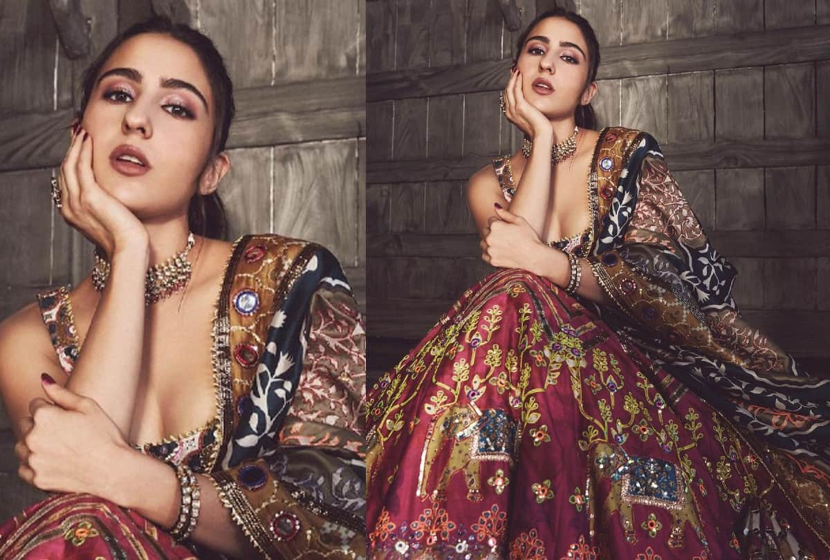 Sara Ali Khan Multi Color Lehenga Best For Wedding Season