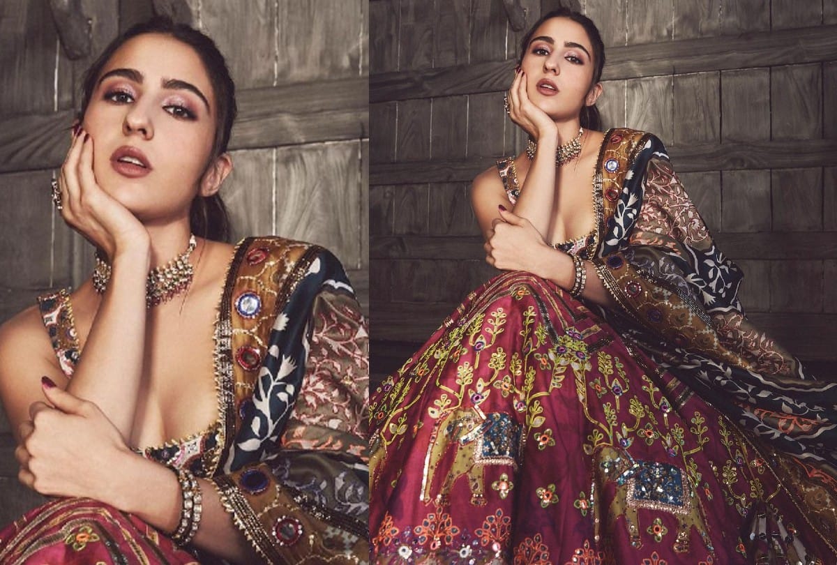 Sara Ali Khan Multi Color Lehenga Best For Wedding Season