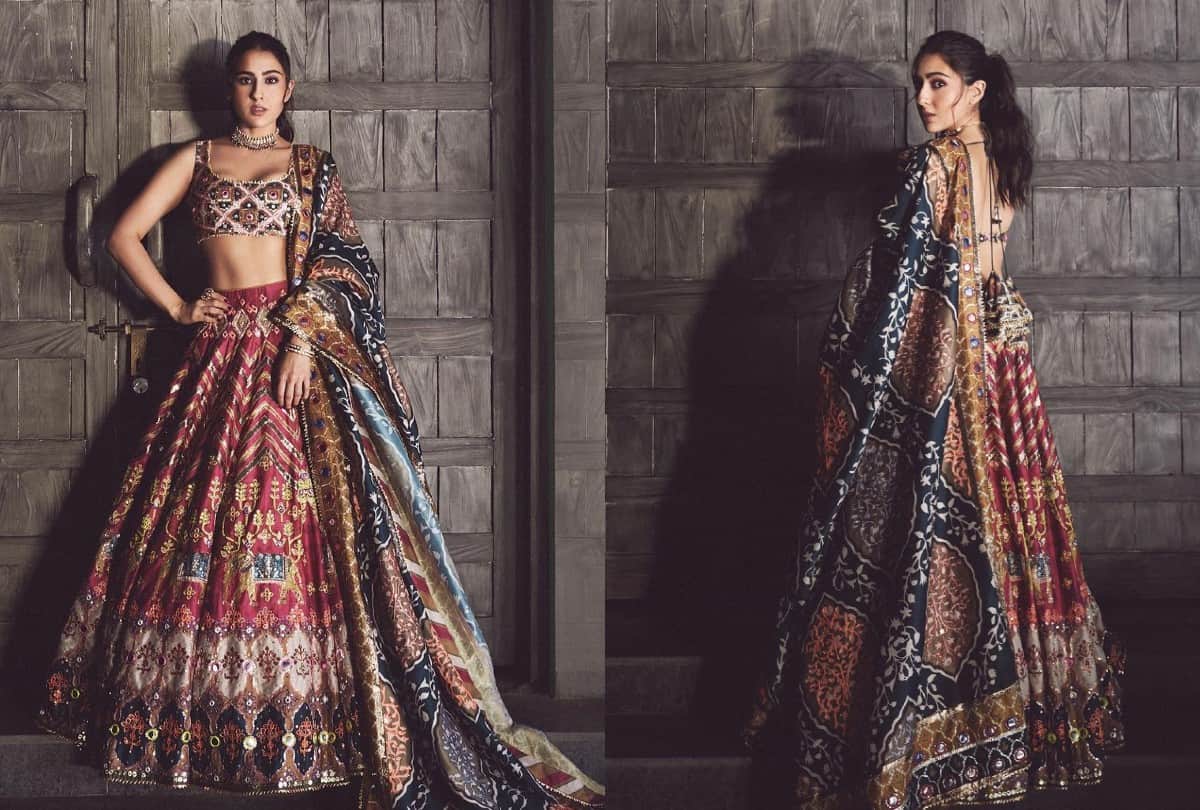 Sara Ali Khan Multi Color Lehenga Best For Wedding Season