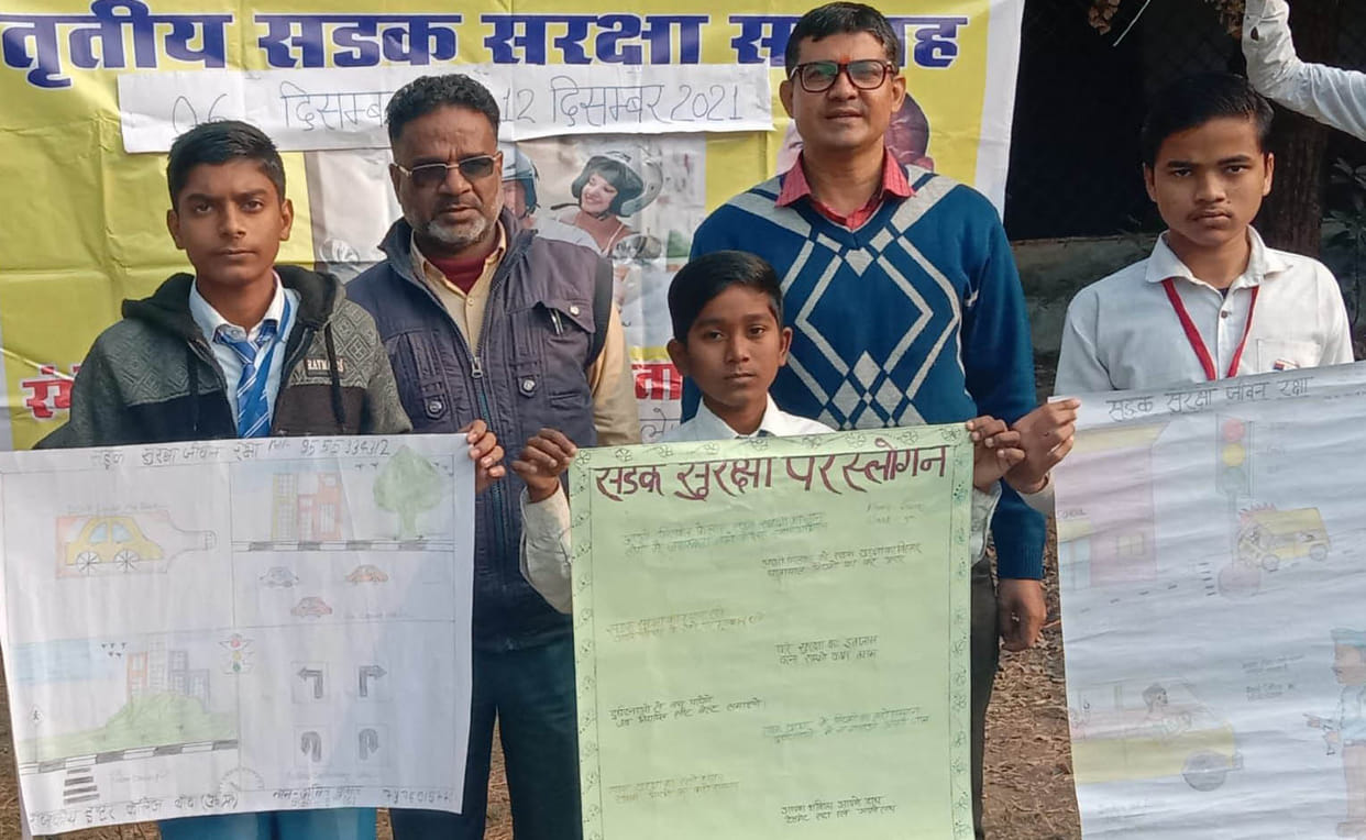 Shivam tops in slogan poster