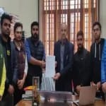 चीफ प्रॉक्टर प्रो. बीसी कॉपरी से मिले एबीवीपी बीएचयू इकाई के छात्र