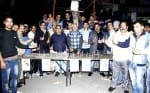 शहीदों को श्रद्धांजलि देते पंजाबी समाज के लोग। संवाद