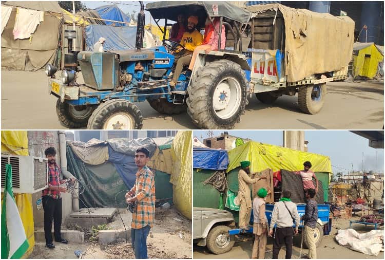 Before going home farmers will be showered with flowers by helicopter