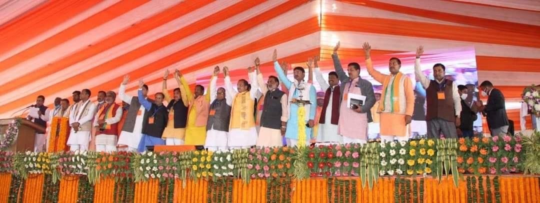 'The name of the country shone on the world stage under the leadership of Modi-Yogi'