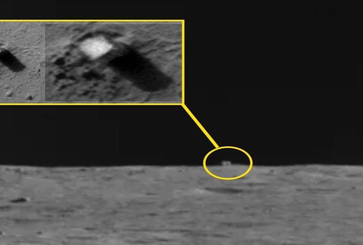 chinese rover Yutu 2 seen mysterious alien hut on moon