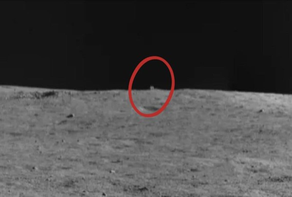 chinese rover Yutu 2 seen mysterious alien hut on moon