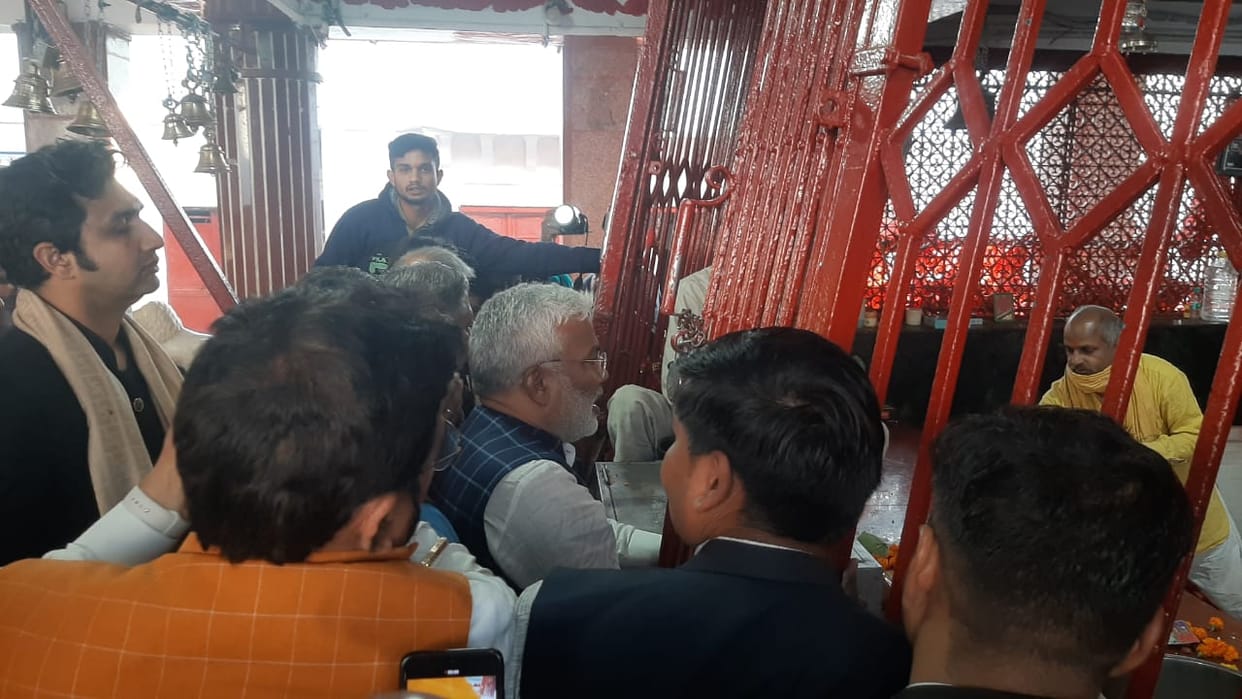 State President bowed down in the court of mother Shakambhari