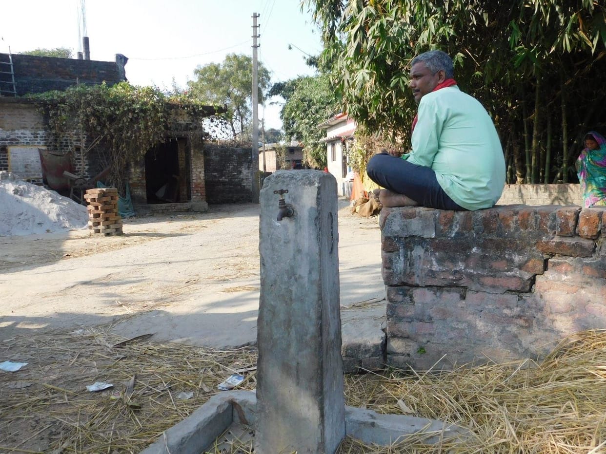 Drinking water crisis, no drainage system