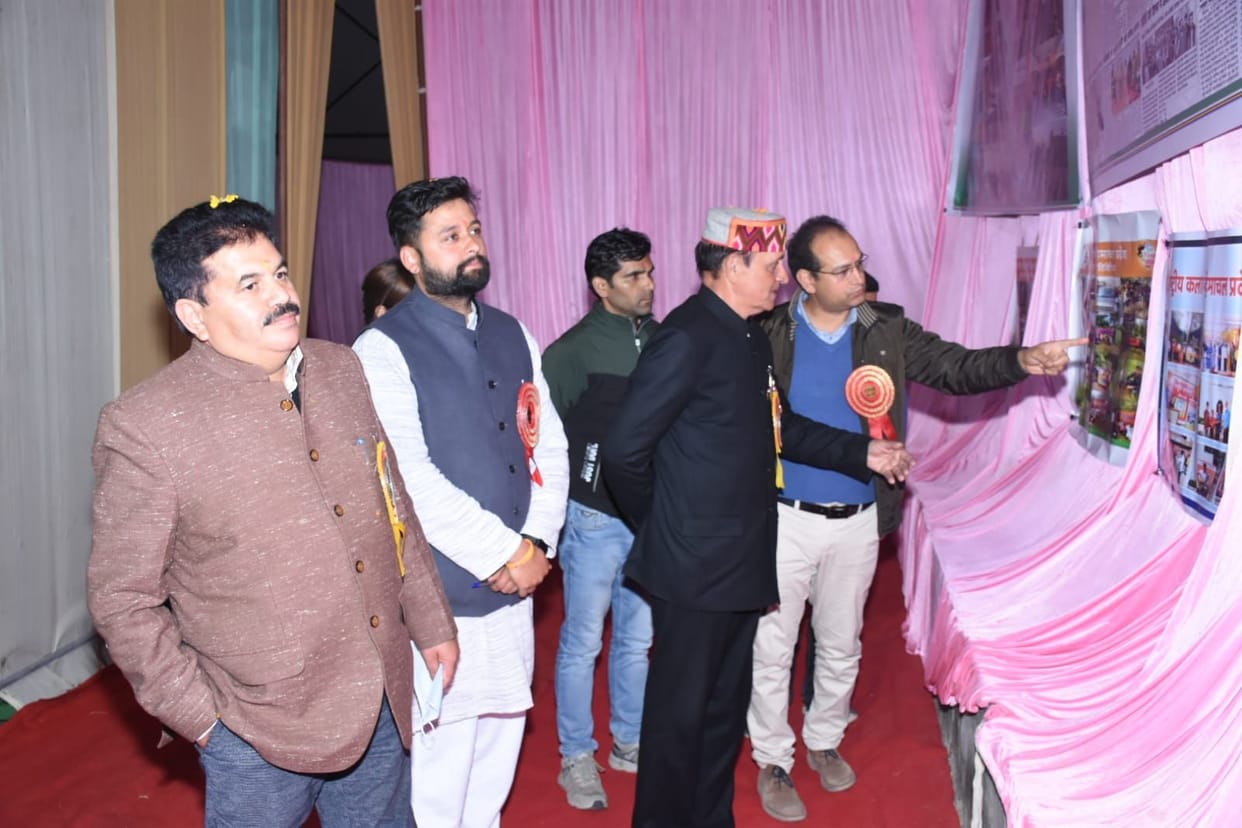 Glimpses of the works of ABVP shown from the exhibition