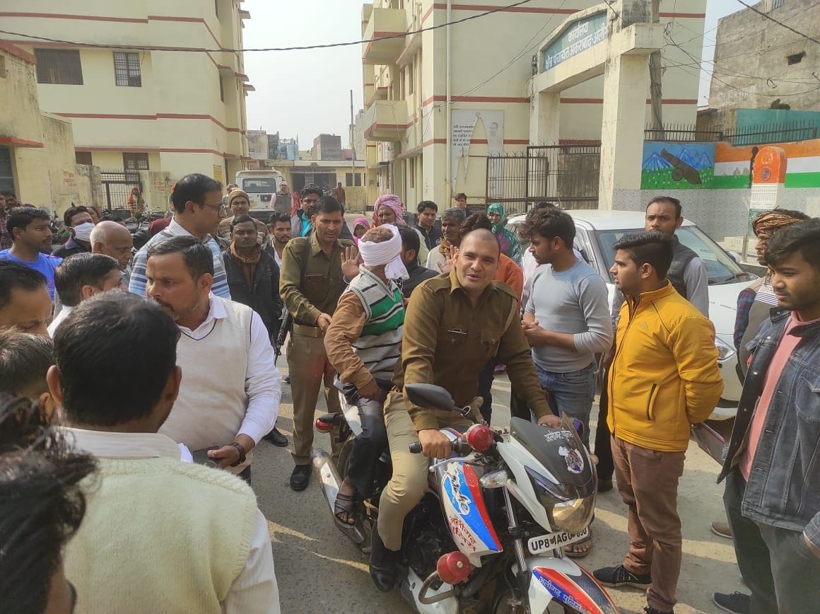 Ration dealer's brother-in-law beat up VDO, tore government records