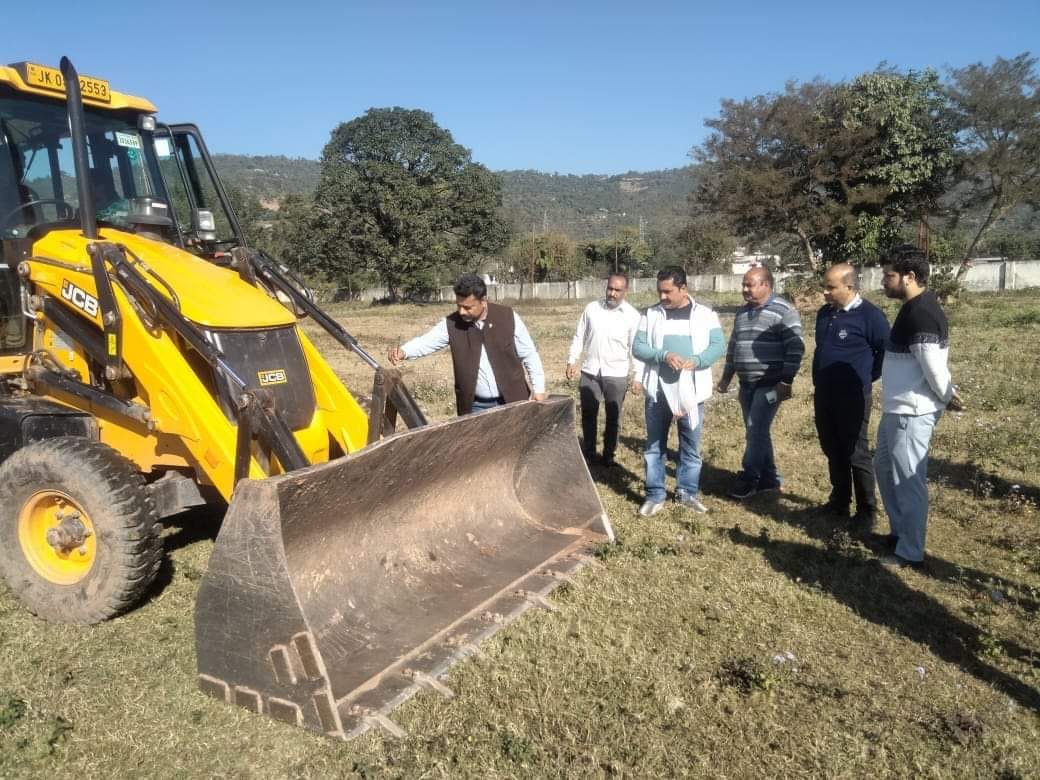 Play ground work begins