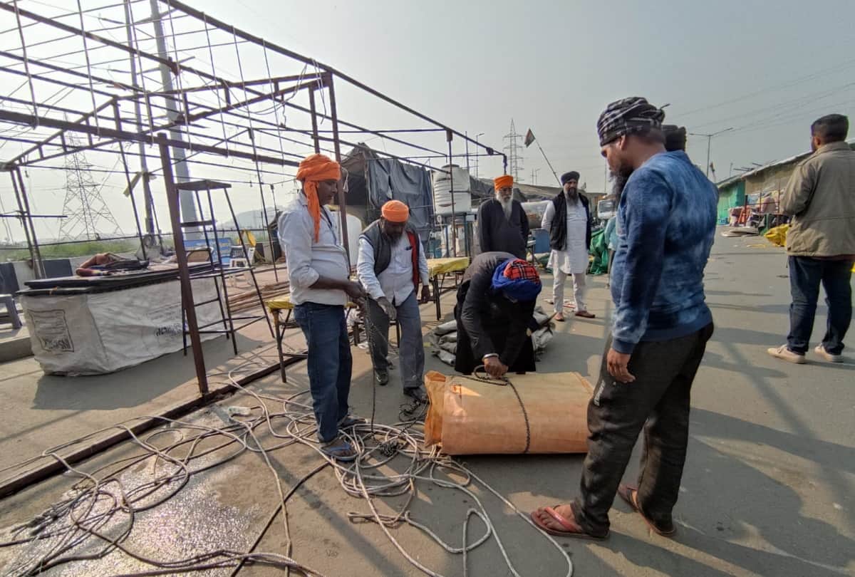 Farmers Protest see photos from ghazipur border farmers winding up their belongings preparing to go home from 11 December