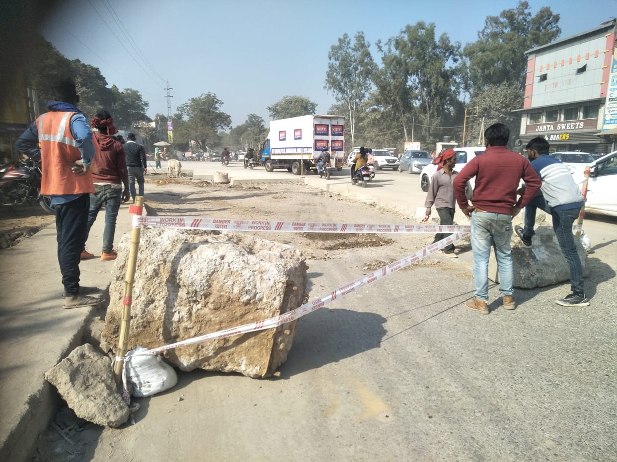 National Highway 444-A: Work incomplete for two and a half years, drivers struggling with jam