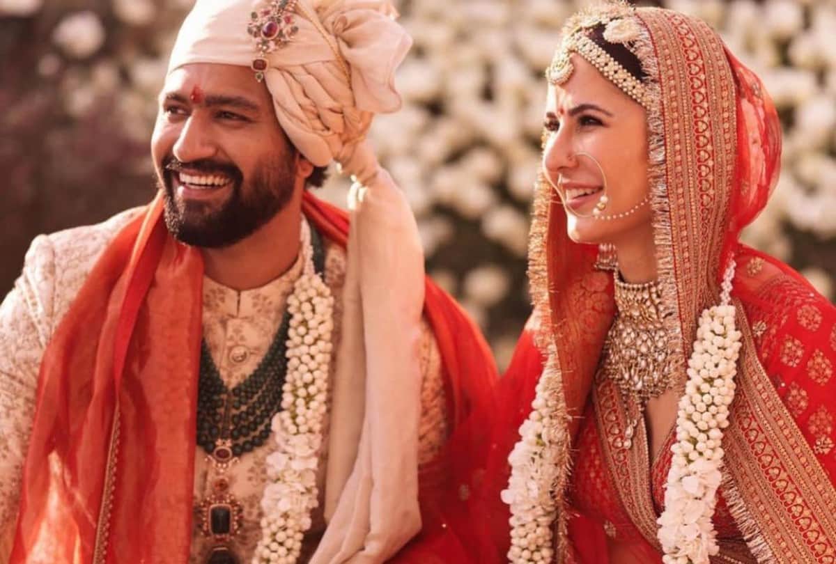 Katrina Kaif Bridal Look Photos Vicky Katrina Wedding Lehenga Kalire Jewellery