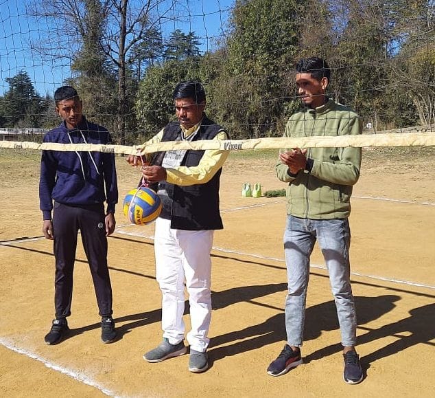 Lohaghat Wins in Vollyball Match