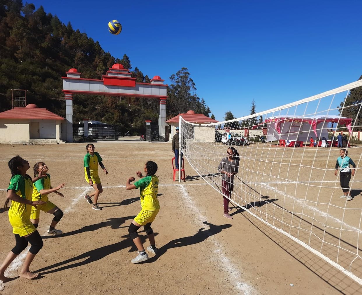 Dugadda, Rikhnikhal and Ekeshwar teams top in volleyball