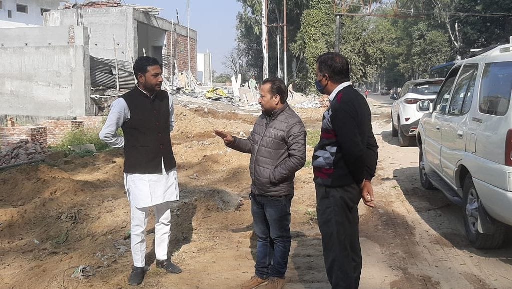 SNA inspected for construction of drain