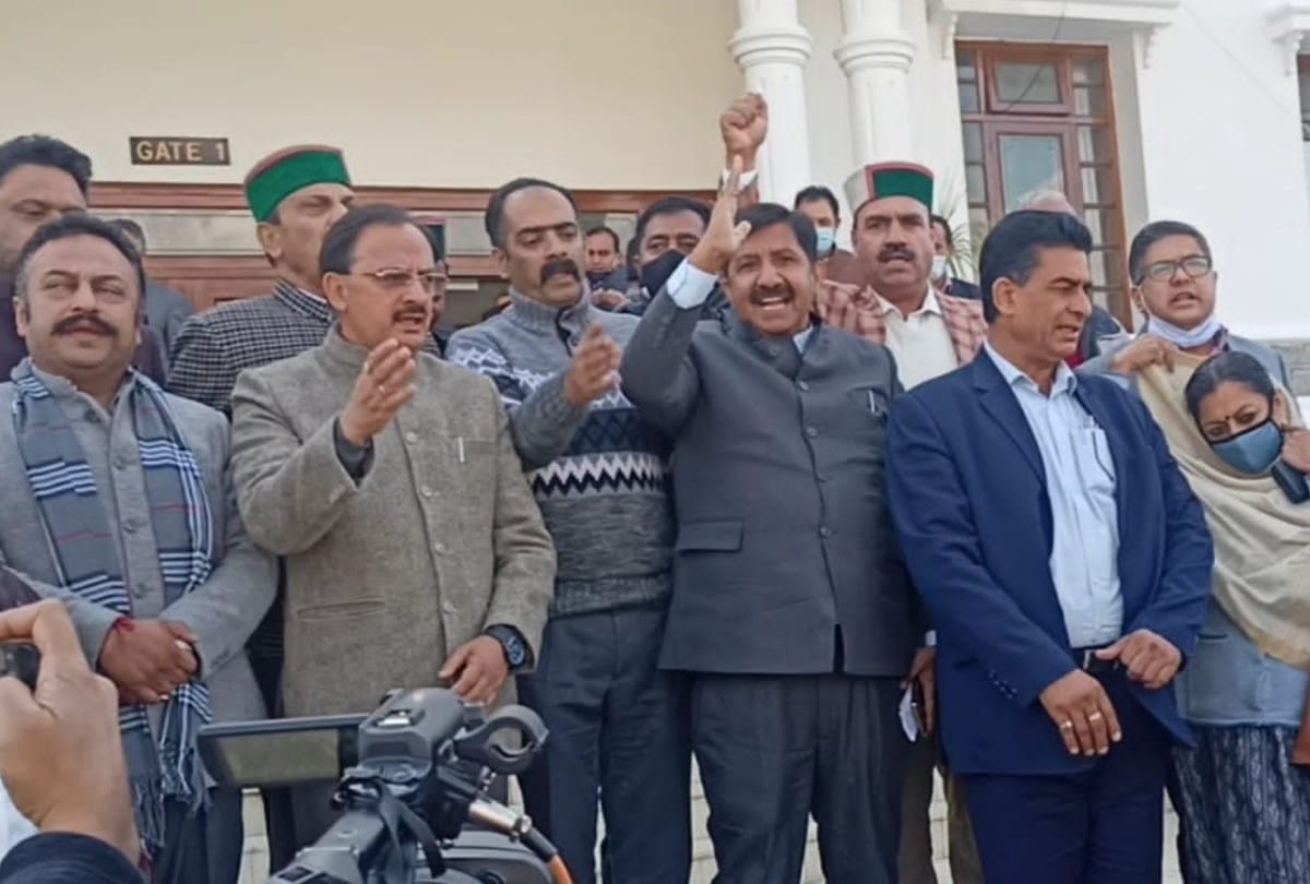 himachal pradesh vidhan sabha winter session 2021 at tapovan dharamshala first day live updates