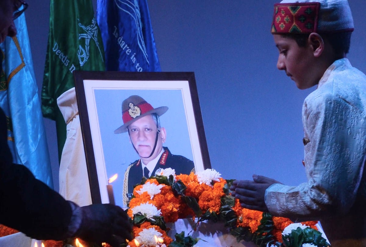 st edward school shimla bids adieu to CDS General Bipin Rawat