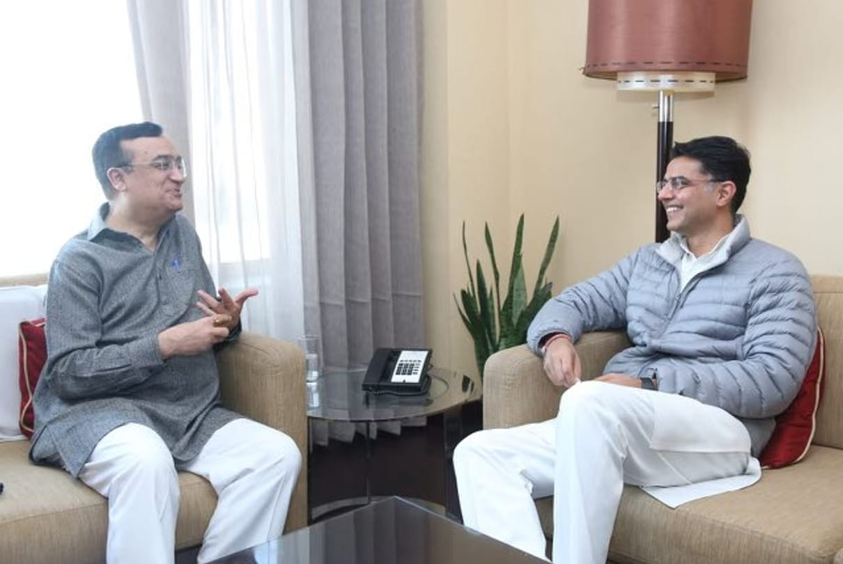 Rajasthan: Sachin Pilot meets Ajay Maken Congress rally to be held on December 12 Latest News Update