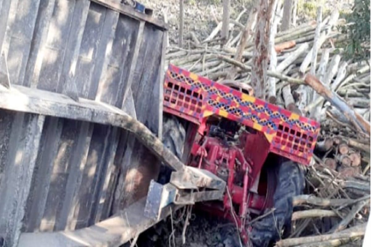 UP News: Road accident in Saharanpur and a people has died and two injured