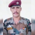 हादसे में शहीद जवान।