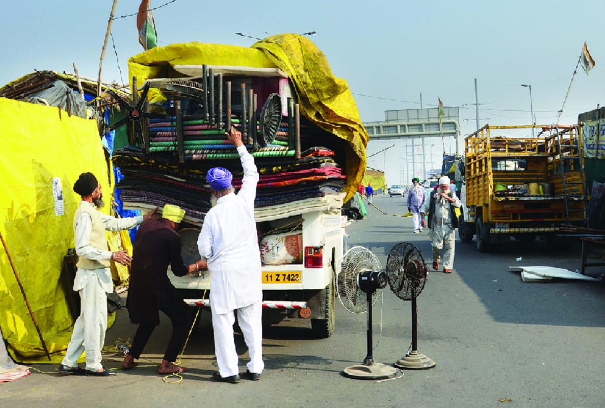 Farmers will clean the delhi borders before going home