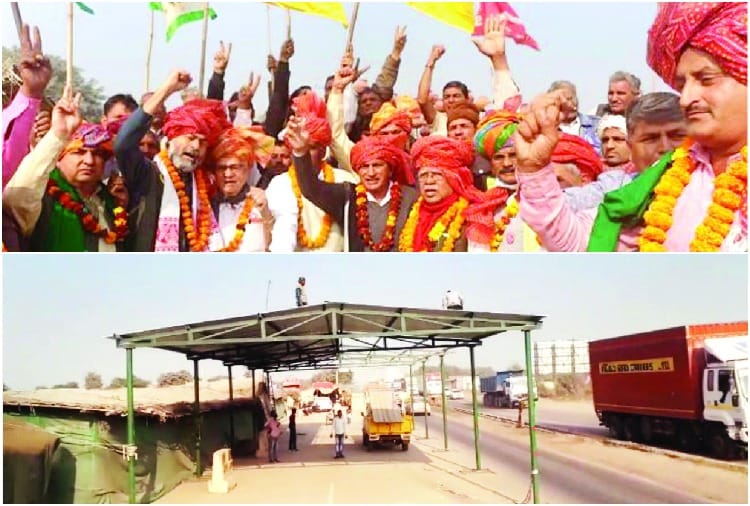 Traffic became smooth due to the opening of Haryana-Rajasthan border