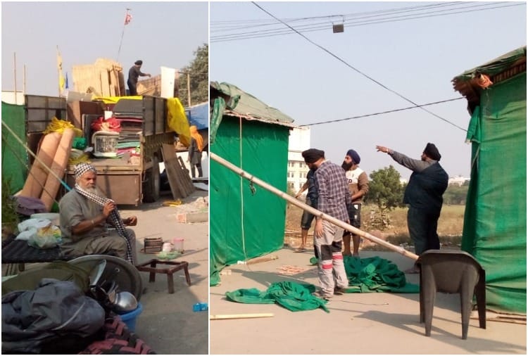 500 policemen will be stationed on the highway during the farmers return home