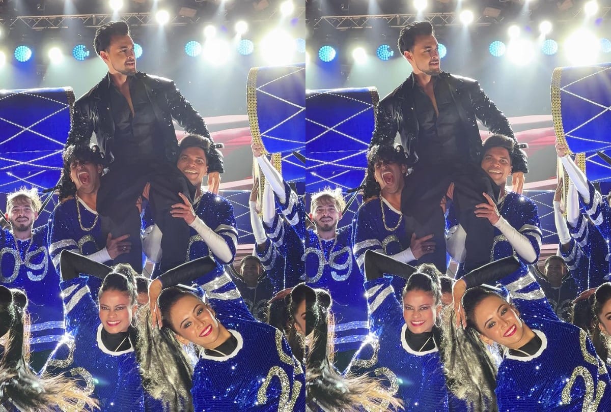 aayush sharma fans go crazy during da-bangg tour 2021 on the last minute team change his entry
