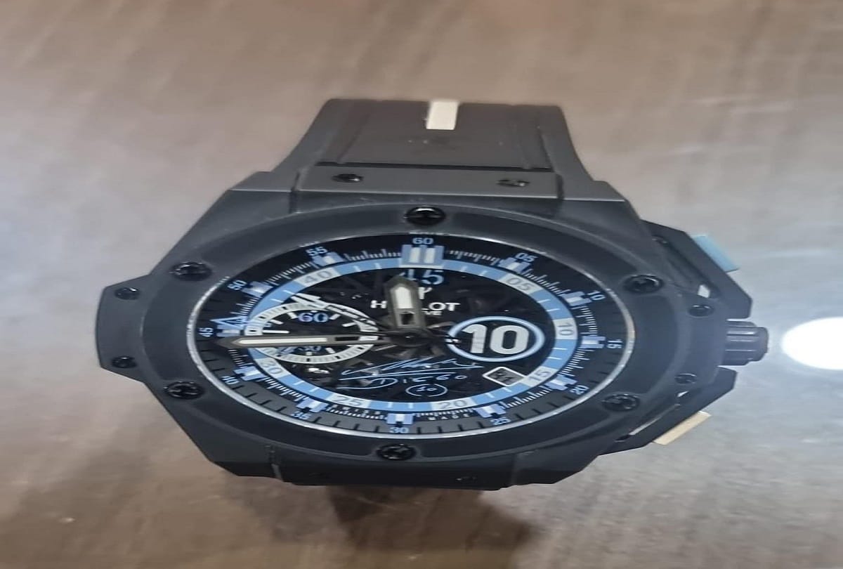 Assam Police coordinated with Dubai Police arrested a man Wazid Hussein who stole Diego Maradona Hublot watch 