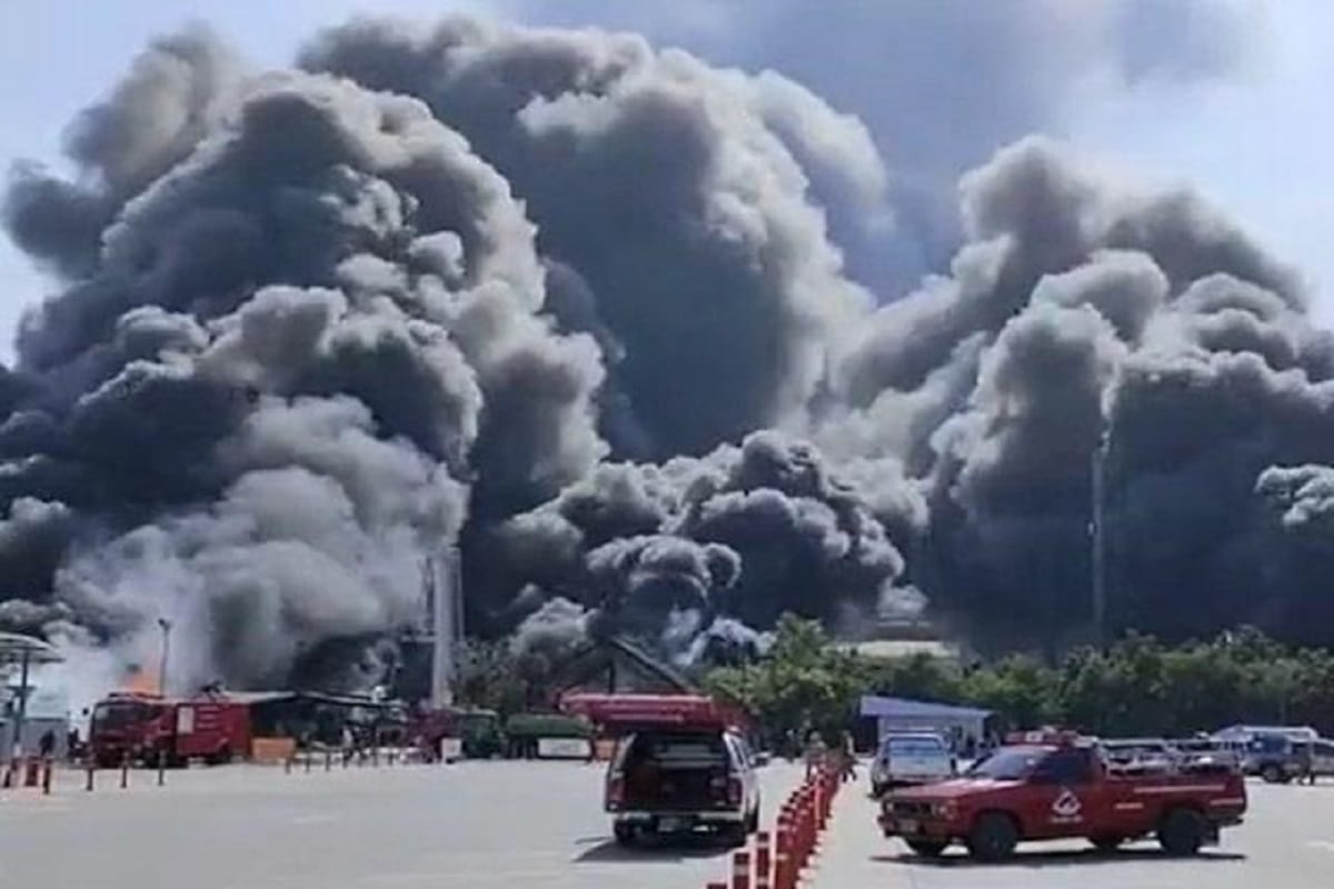 An employee in Thailand allegedly blew up the oil warehouse because she was angry with her boss. 