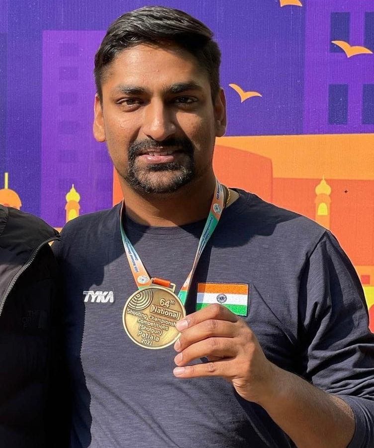 Ankur Mittal won gold medal in National Shooting Championship