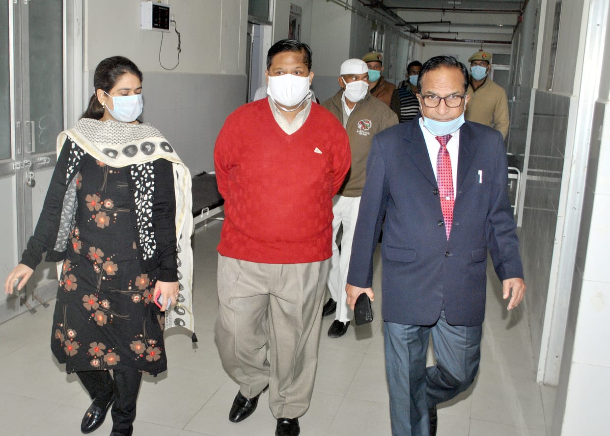 Omicron ward ready in district hospital