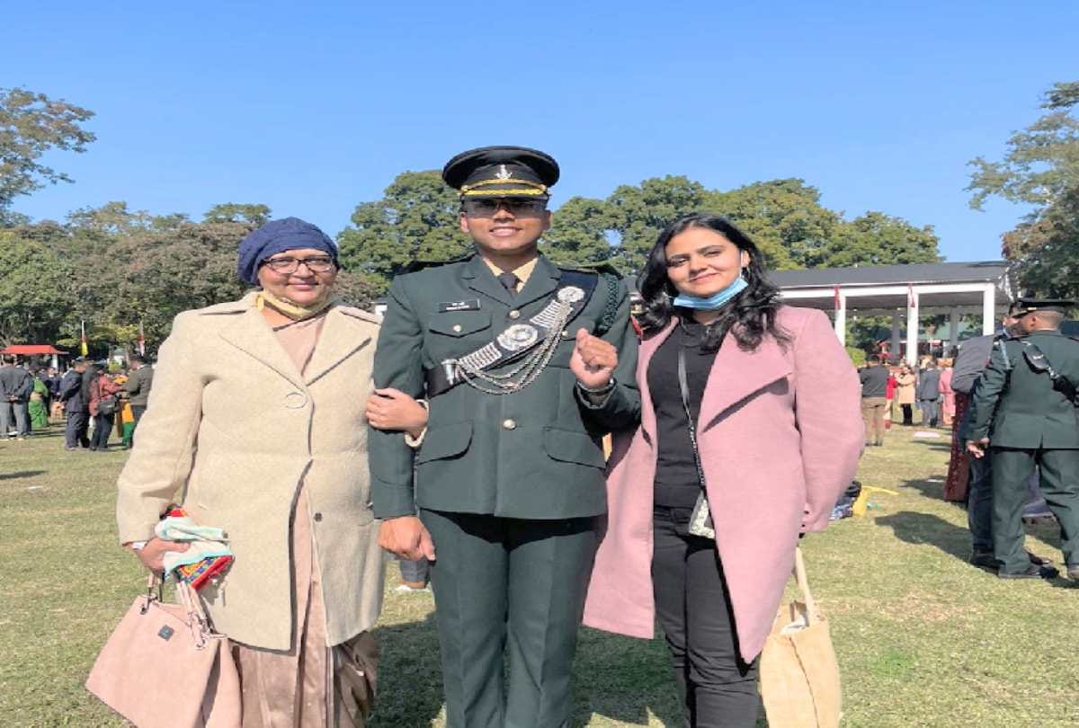 IMA POP 2021:   Watan Sharma of Paonta Sahib became a lieutenant in the Indian Army, mother's dream fulfilled