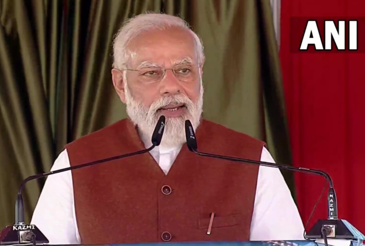 pm narendra modi inaugurate saryu nahar rashtriya pariyojana in balrampur.