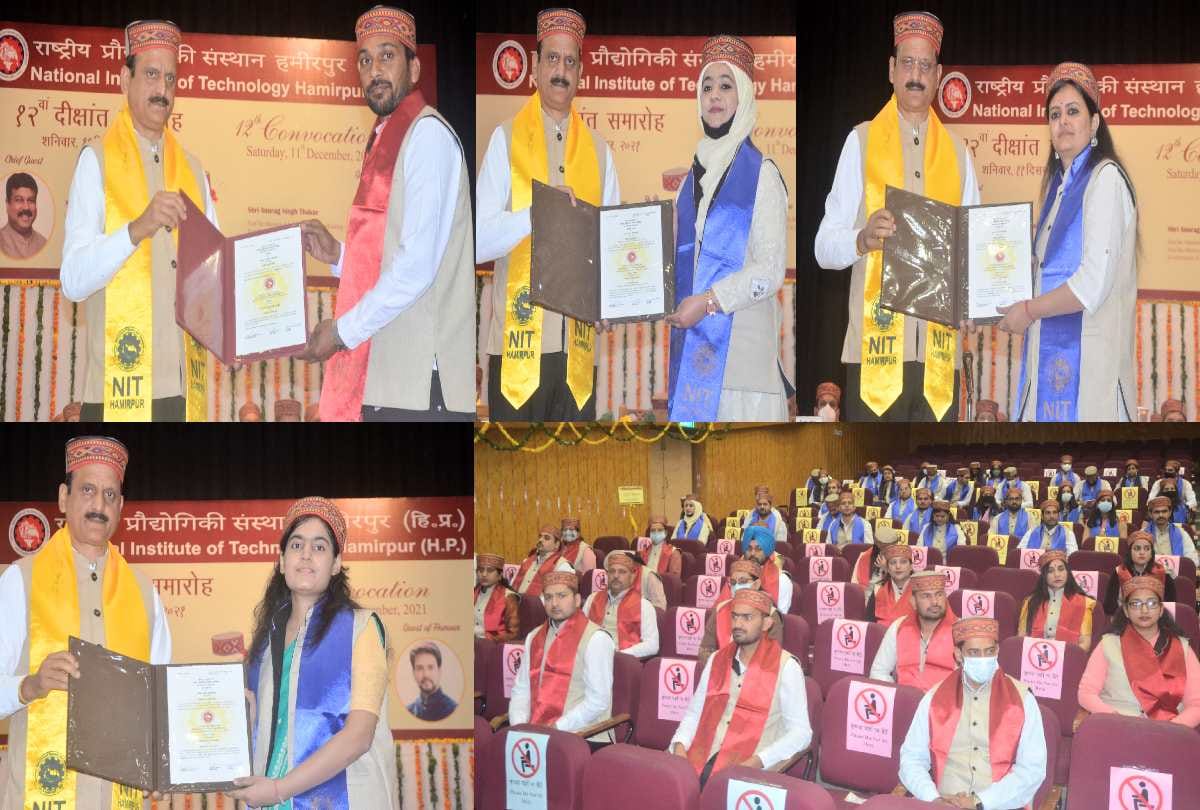 NIT Hamirpur Convocation: Director's medal for best all-rounder Charu, 1057 meritorious degrees