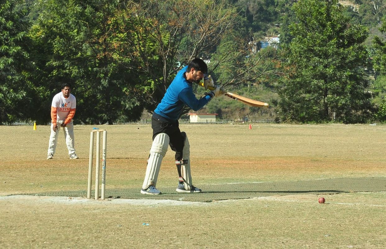 Cricket competition going on at NIT Sports Ground