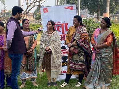 UP Assembly Election 2022 azamgarh Aadhi Abadi Ki Baat Coverage News Updates In Hindi 