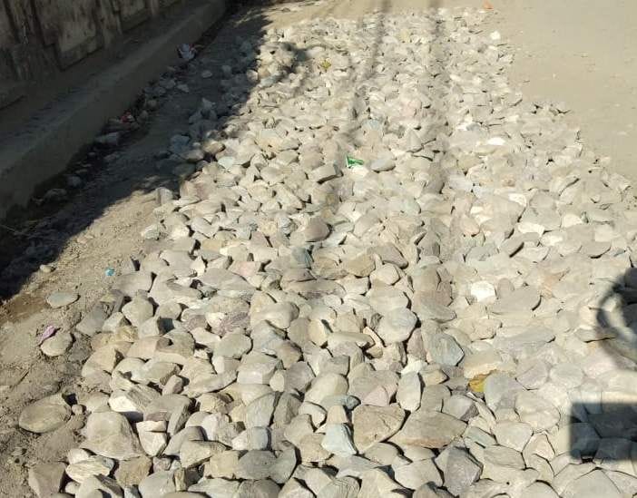 Jal Nigam swung into action, road construction work started