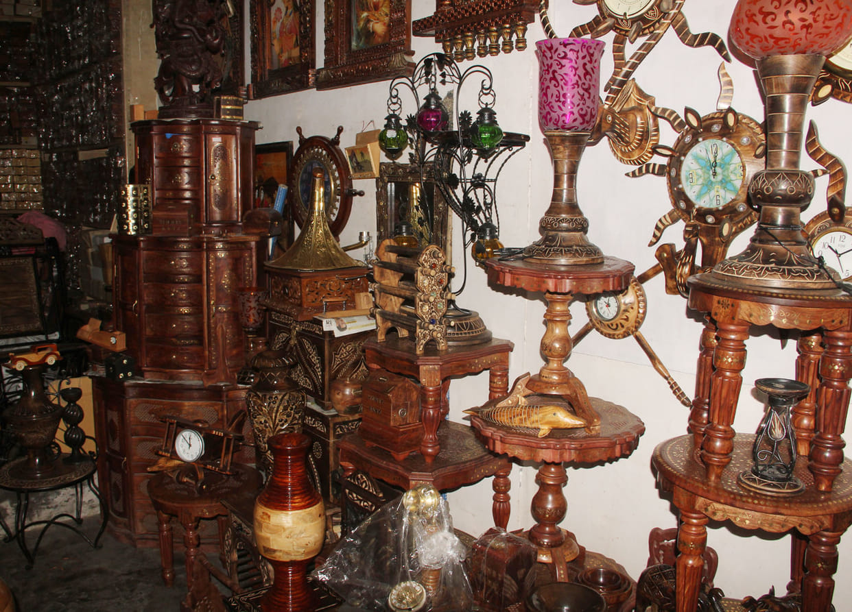 Wood handicraft products played a big role in foreign countries